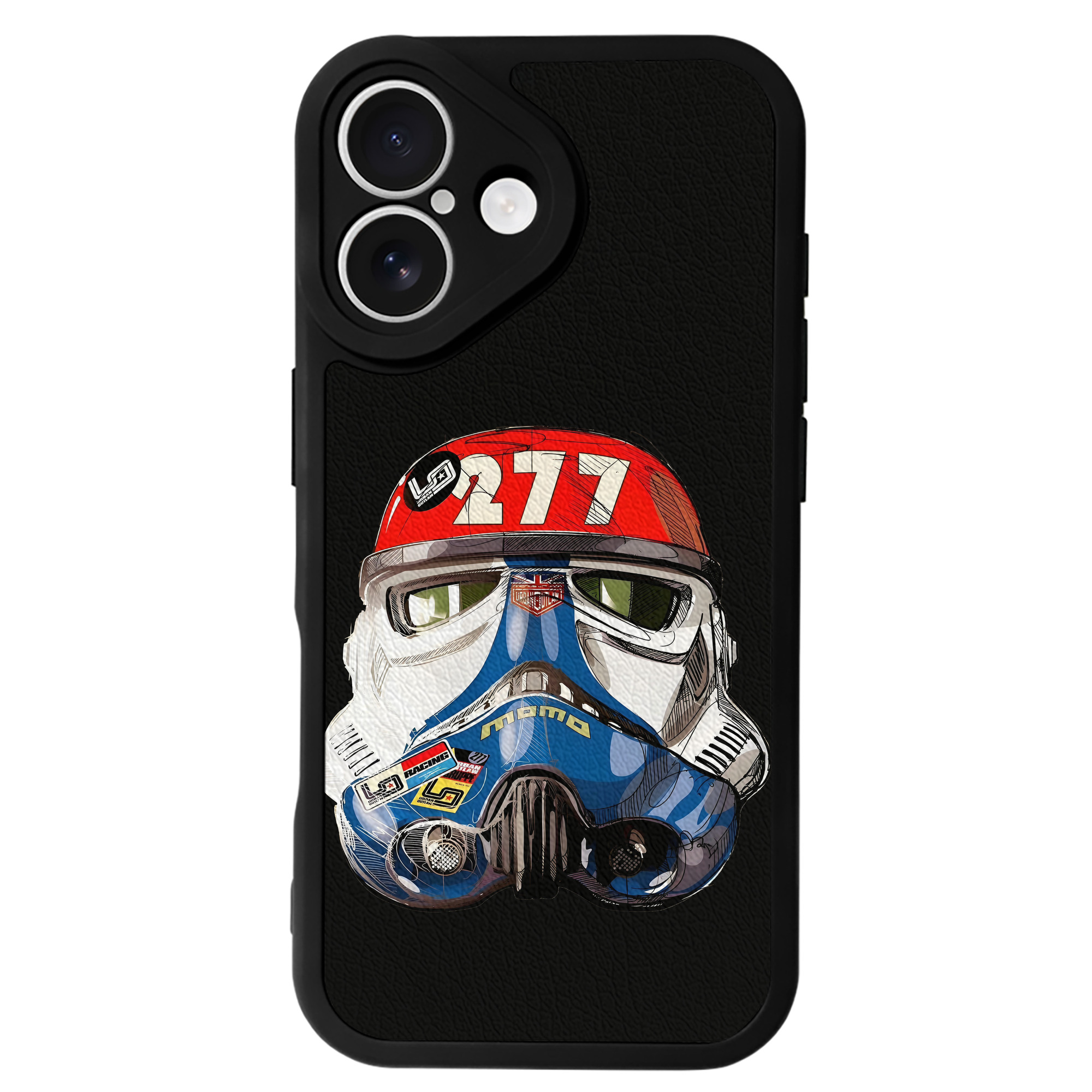 （画像用） スター・ウォーズ Star Wars 【iPhone 16シリーズ対応】シリコンスマホケース（レザー調） 材質：シリコン
